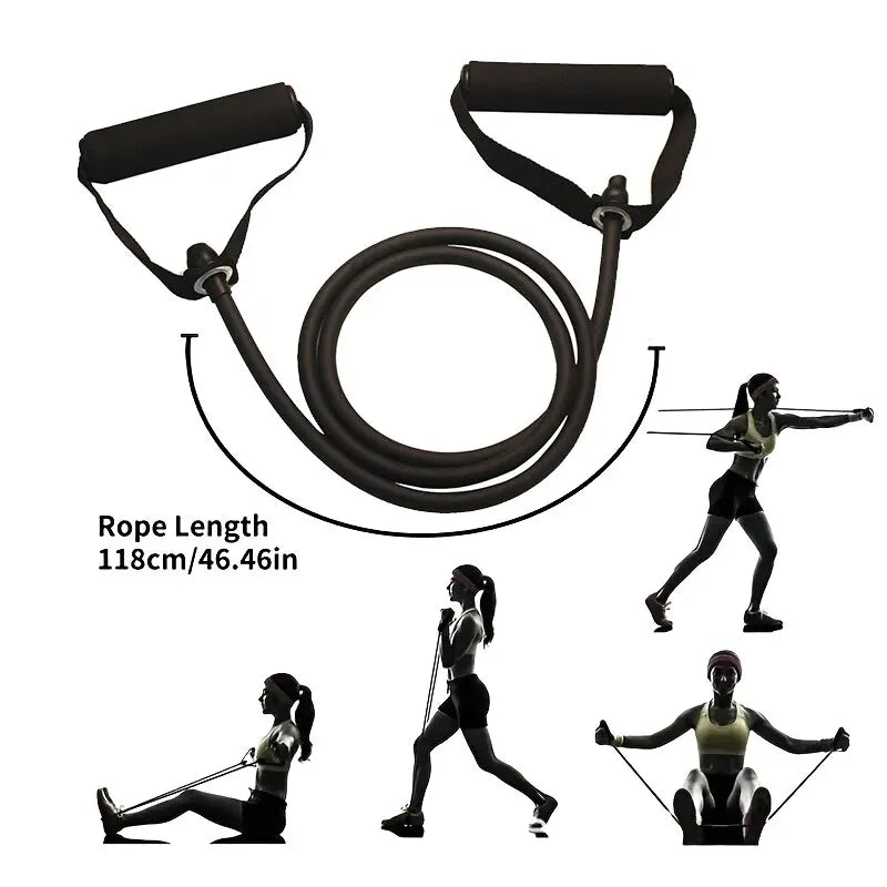 Bandas de Resistencia de Látex – 5 Niveles para Entrenamiento Completo ™