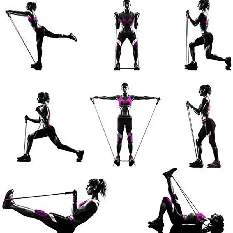 Bandas de Resistencia de Látex – 5 Niveles para Entrenamiento Completo ™